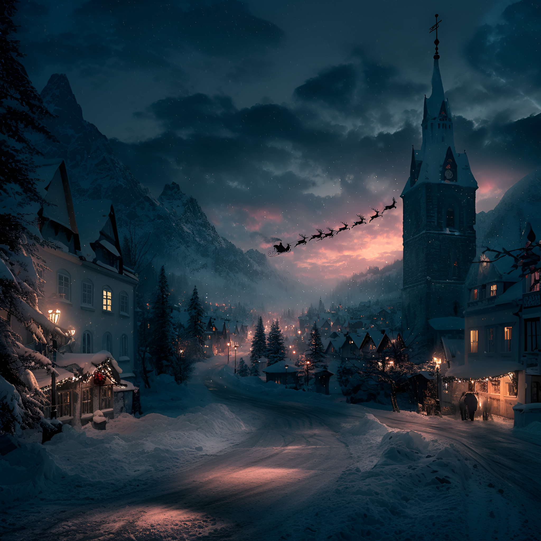 Santa’s Last Stop by Tamassia Martins Santa's Last Stop (A Christmas Poem) by Tamassia Martins